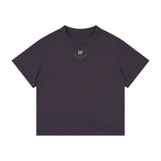 Kid's Loose Fit Drop Shoulder T-Shirt Purple