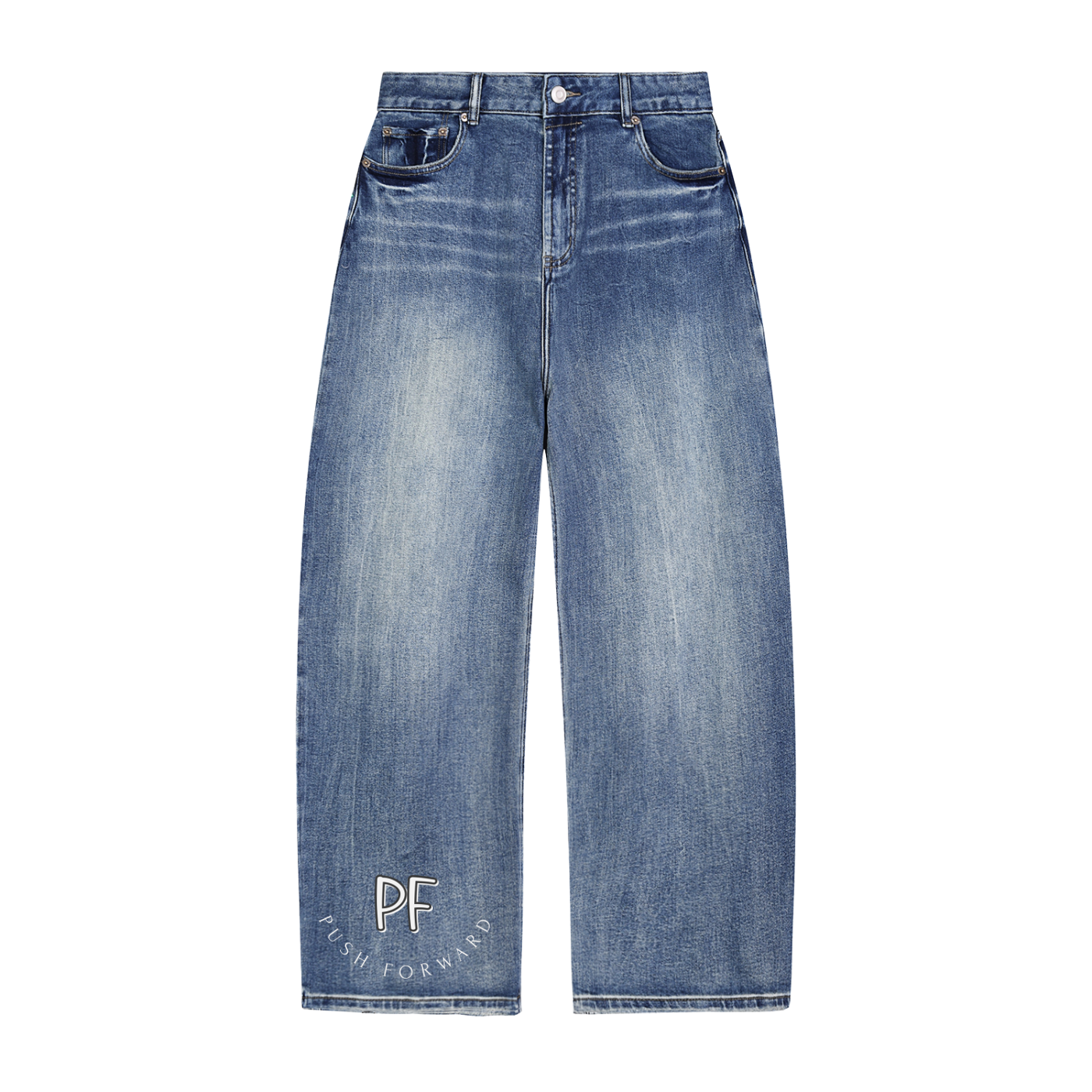 Sun Fade Heavyweight Denim Jeans