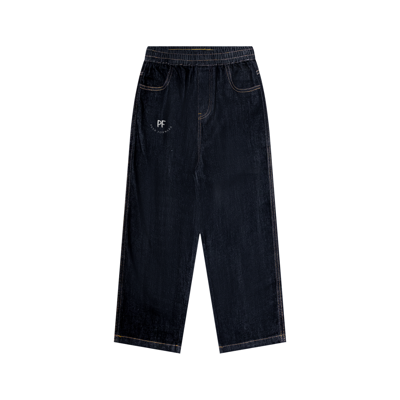 Kid’s Straight Leg Elastic Waist Jeans