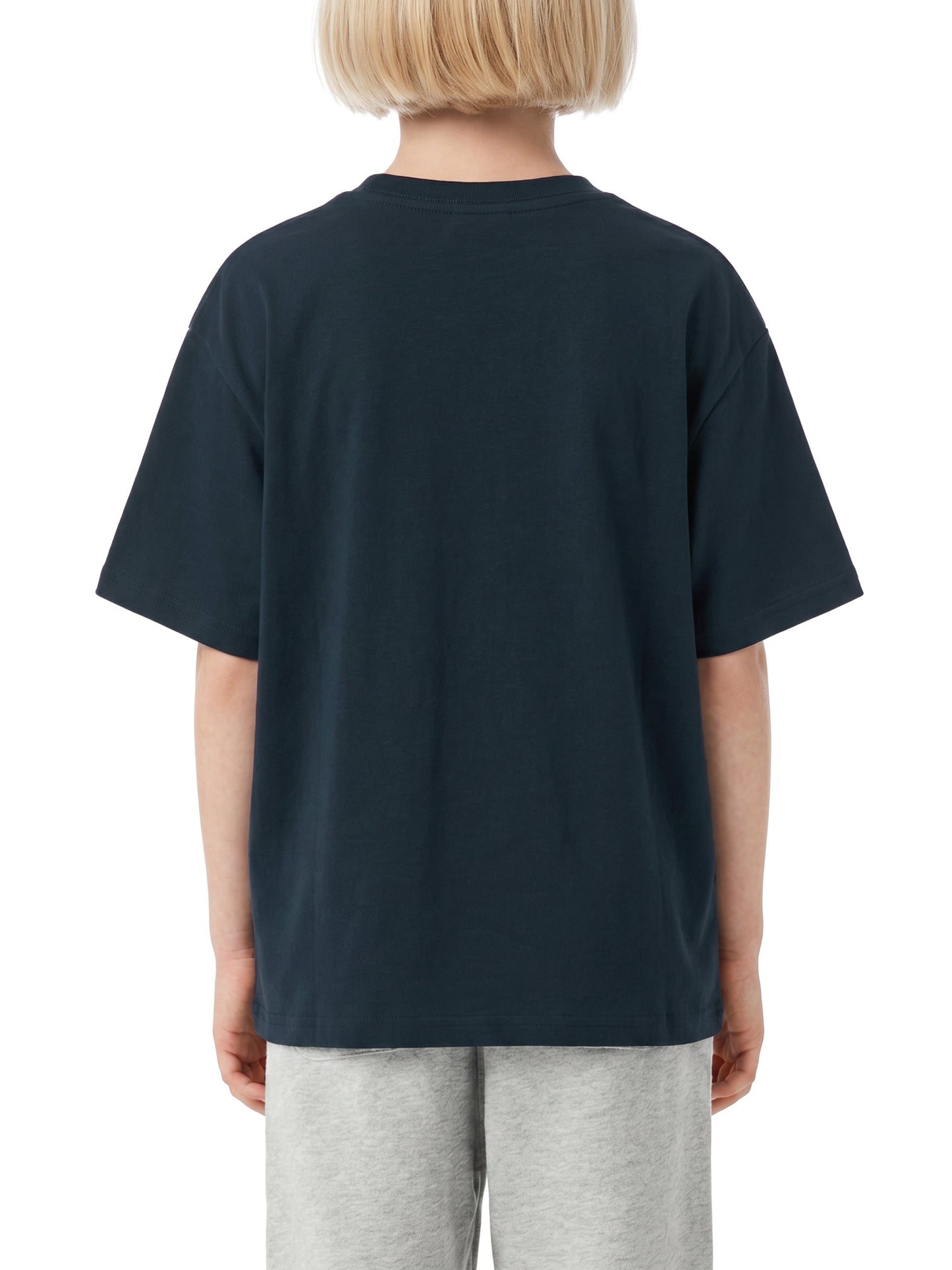 Kid's Loose Fit Drop Shoulder T-Shirt Purple